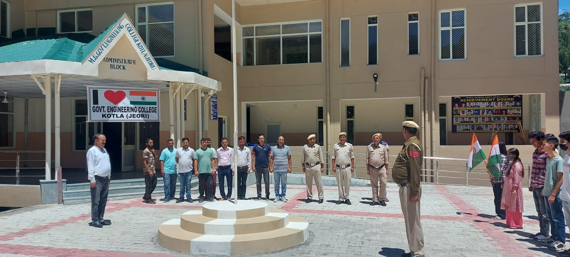 Flag Hosting At Jeori Campus